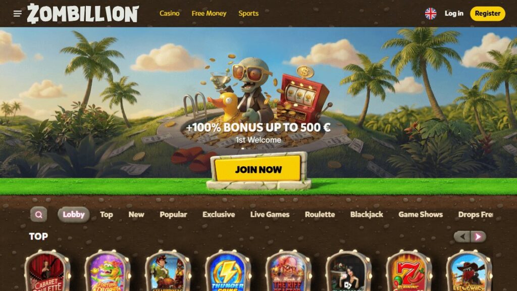 homepage van no cruks gokken aanbieder zombillion casino